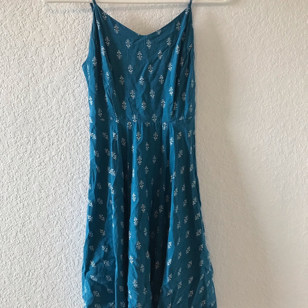 turquoise patterned summer dress!
